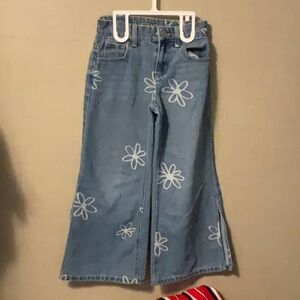 Justice Blue Floral Kids Jeans